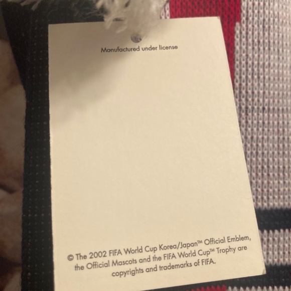 FIFA England 2002 Scarf - Korea Japan - FIFA Official Licensed - NWT - Picture 7 of 8